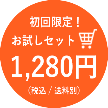 初回限定お試しセットの注文ボタン